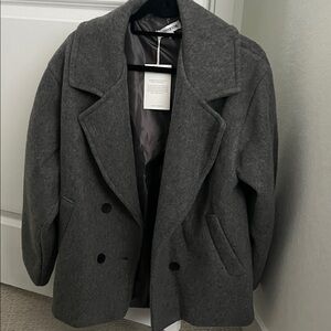 Women’s  Gray Wool Coat